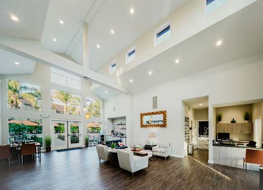Workspace And Lounge at Legends at Rancho Belago, California