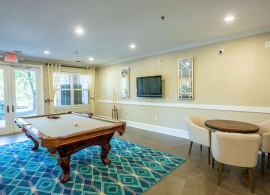 Resident Lounge at Rose Heights Apartments, Raleigh, North Carolina