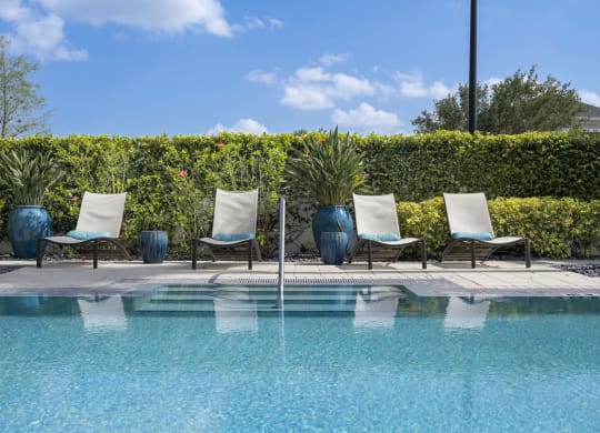 Pool And Sundecks at Azul Baldwin Park, Orlando, FL, 32814
