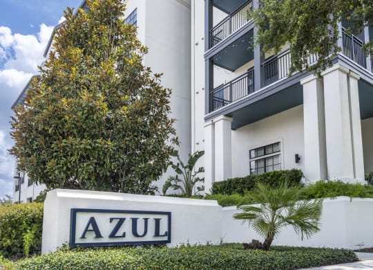 Property Signage at Azul Baldwin Park, Orlando, Florida