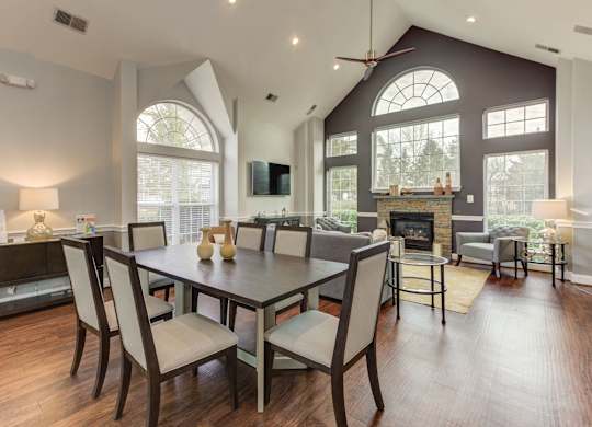 Warm Living And Dining Room at The Fields of Manassas, Manassas, VA, 20109