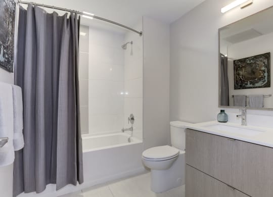 Bathroom With Bathtub at 1405 Point, Baltimore, 21231
