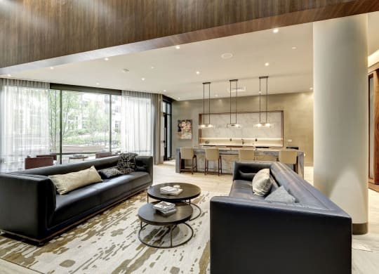 Living Room at Highgate at the Mile, McLean, VA 22102