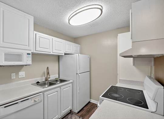 Contemporary Kitchen at Alexander Ridge Apartments, Canton