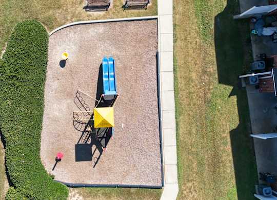 Aerial Playground View at Greens at Stonecreek, Lithonia, 30038