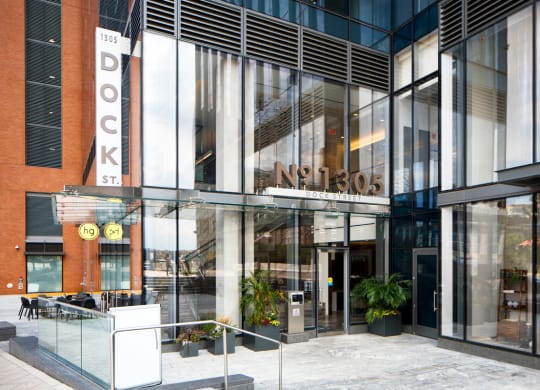 the entrance to the nordic 1995 building at 1305 Dock Street, Maryland