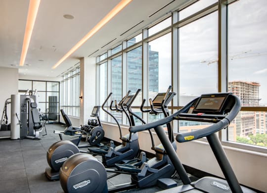 Cardio Machines In Gym at 1405 Point, Maryland, 21231
