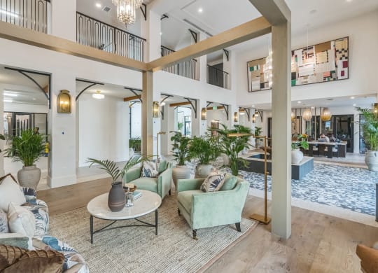 an open living room with couches and a coffee table  at La Unión, Florida, 33605