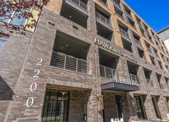 the building in which the hotel is located at Hawkins Press, Charlotte, NC