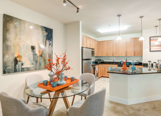 Elegant Dining Space at 800 Carlyle, Alexandria, Virginia