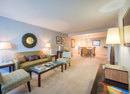 Living Area With Kitchen at Amberleigh, Virginia