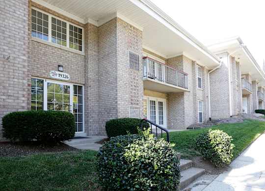 Apartment building with the number 193366 on the front at Shenandoah Station Apartments, Triangle, VA