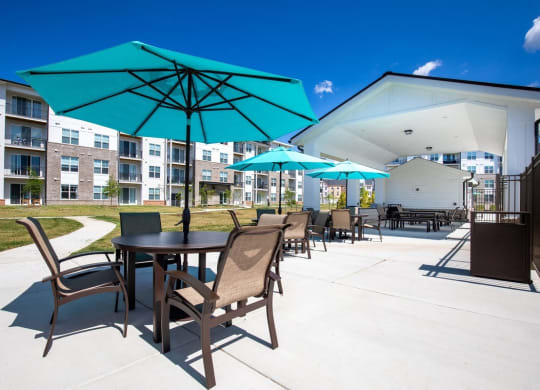 Outdoor Patio at Fairmont at South Lake, Bowie, Maryland