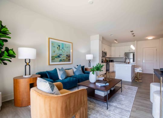 Living Room at Fairmont at South Lake, Bowie, Maryland