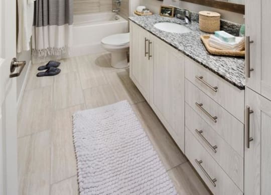 Bathroom With Bathtub at Town Trelago, Maitland, FL
