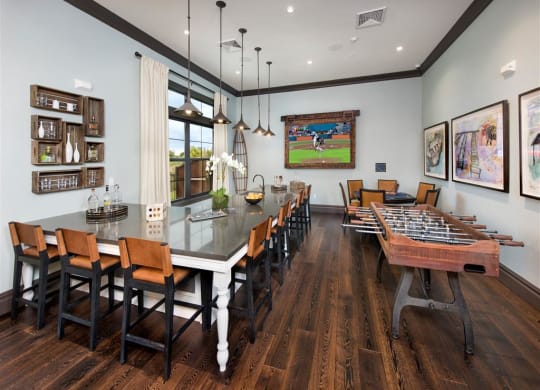 Modern Clubhouse With A Game Room at Town Trelago, Maitland, Florida