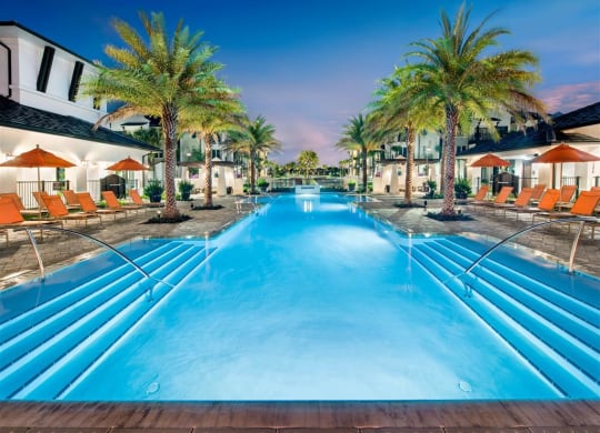 Cool Blue Swimming Pool at Town Trelago, Florida, 32751