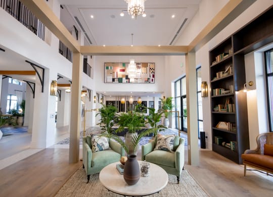 a living room with a couch and a table  at La Unión, Tampa