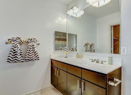 Renovated Bathrooms With Quartz Counters at Garfield Park, Virginia