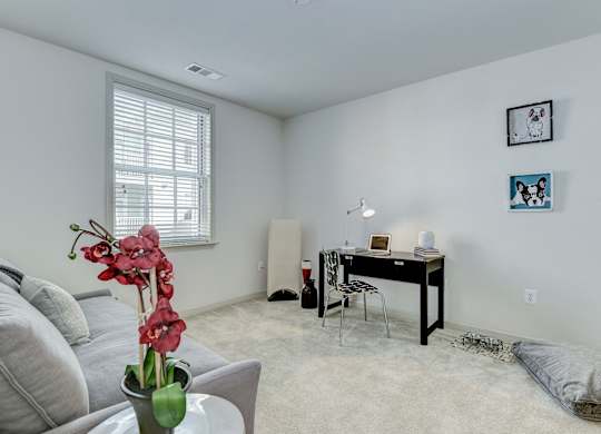 Living Room With Workstation at Garfield Park, Arlington, 22201