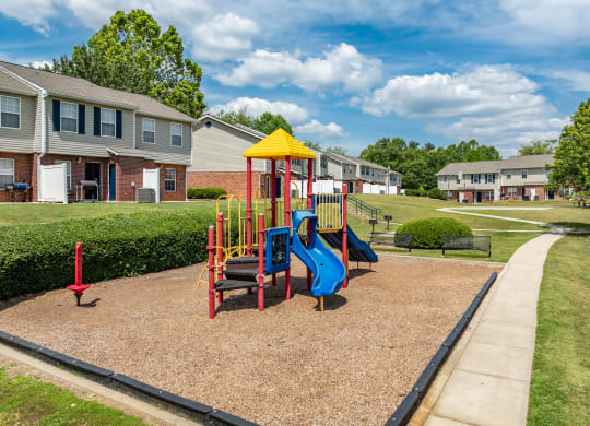 the playground at the preserve at polo terrace apartments at Greens at Stonecreek, Lithonia