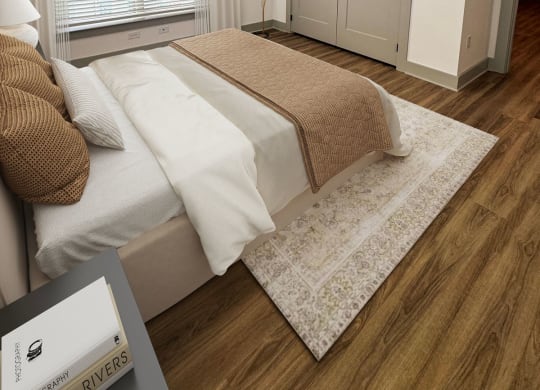 Bedroom at South and Hollis, North Carolina