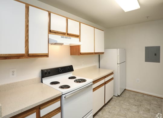 Modern Kitchen With Custom Cabinet at The Fields of Manassas, Virginia, 20109