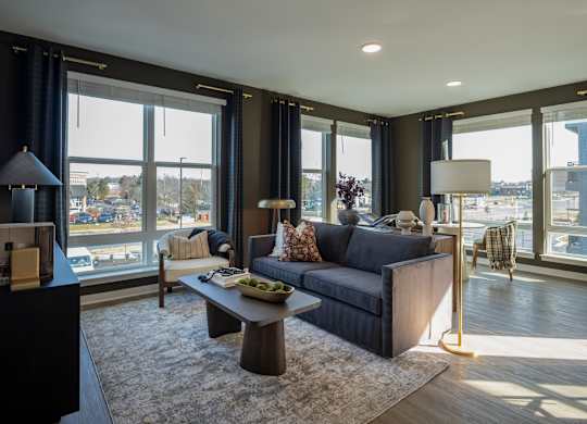 Modern Living Room at The William, Chantilly, 20152