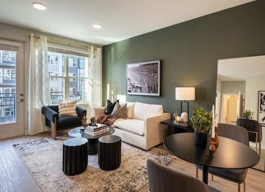 Living Area With Dining at The William, Virginia