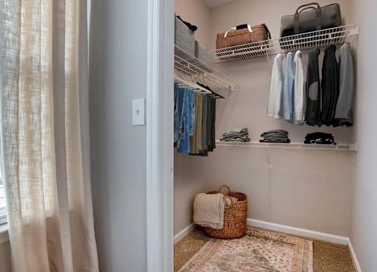 Closet View at Crestline Cary, North Carolina, 27511