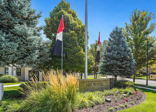 Property Signage at Bluffs Apartments, Bluffdale, UT