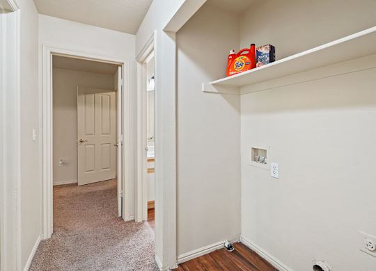 Closet View at Bluffs Apartments, Utah, 84065