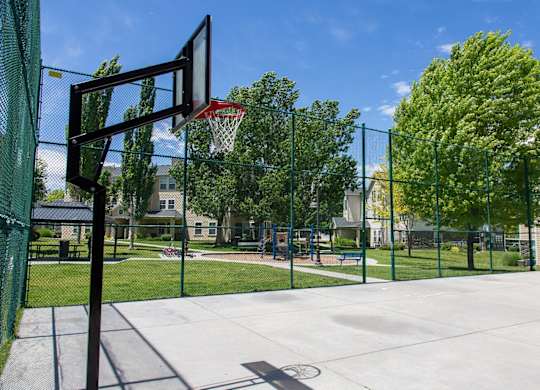 Basketball Court at Bluffs Apartments, Utah, 84065