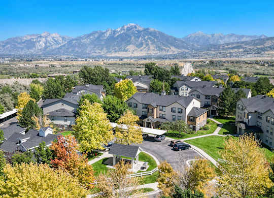 Aerial View at Bluffs Apartments, Bluffdale, Utah