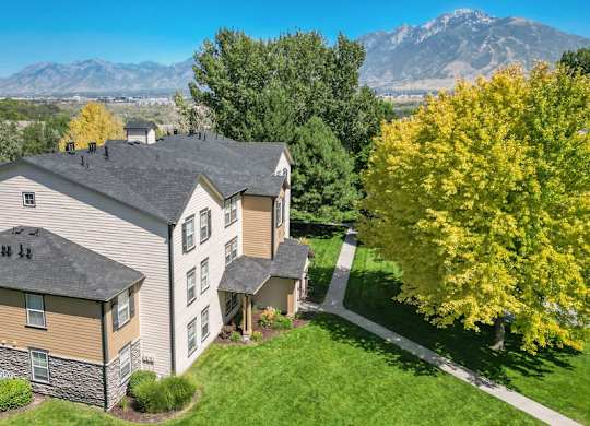 Drone View at Bluffs Apartments, Bluffdale