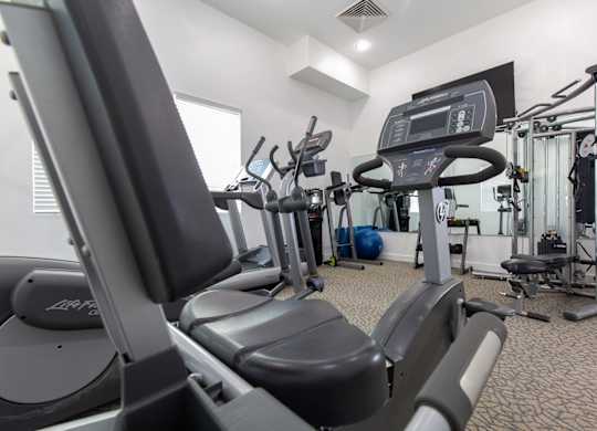 Cardio Machines at Bluffs Apartments, Utah