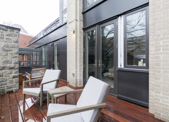 Outdoor Patio at Madison House, Washington, DC
