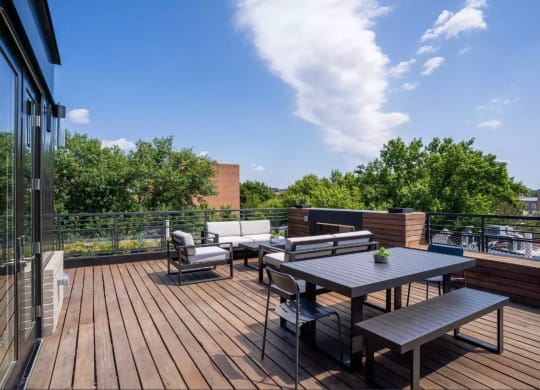 Rooftop Living Spaces at Madison House, Washington
