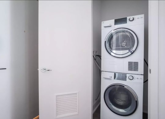washer and dryer at Madison House, Washington, DC