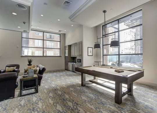 a games room with a pool table at The Gunther, Maryland, 21224