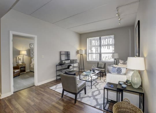Living room area at The Gunther, Maryland, 21224