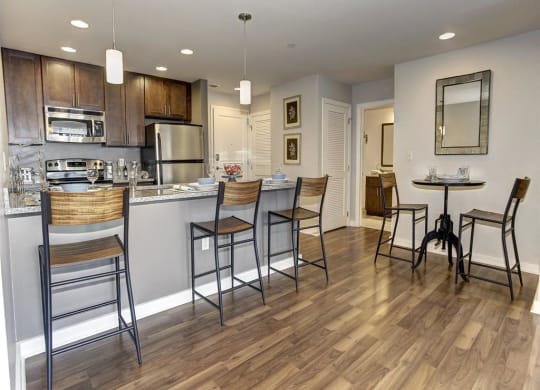 Wooden flooring at The Gunther, Baltimore, Maryland