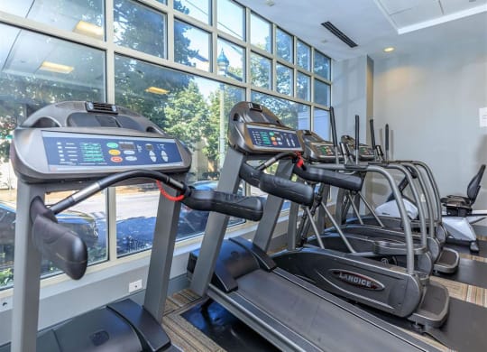 exercise equipment at The Gramax, Silver Spring, 20910