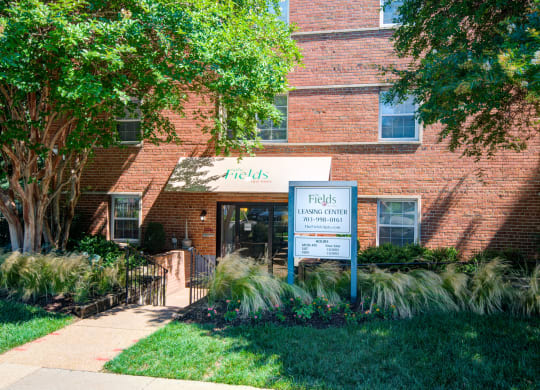 Leasing Center External View at The Fields of Old Town, Alexandria, VA, 22302