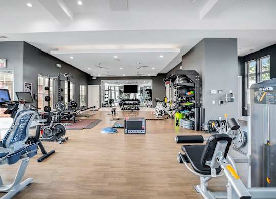 Gym at The Aster Cary, Cary North Carolina