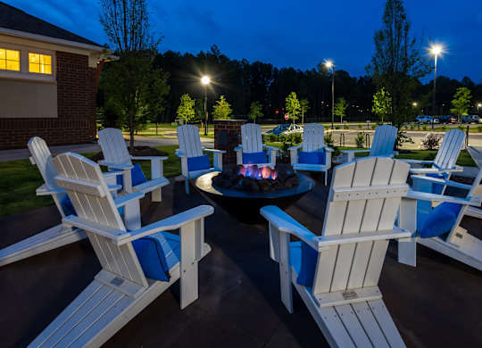 Outdoor Firepit Patio at The Aster Cary, Cary, 27519