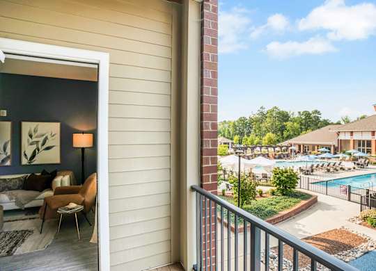 Balcony View at The Aster Cary, Cary, NC 27519