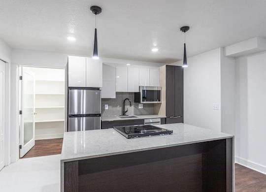 Modern Kitchen at Lotus Cityline Apartments, Salt Lake City, Utah
