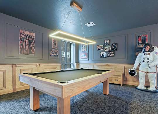 Pool Table at Lotus Cityline Apartments, Utah, 84111