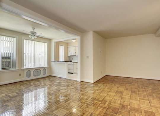 Spacious studio apartment with parquet flooring at Tivoli Gardens Apartments, Washington